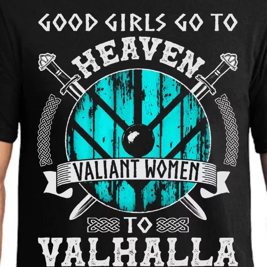 Valiant Women Valhalla Norse Viking Lagertha Shield Maiden Pajama Set