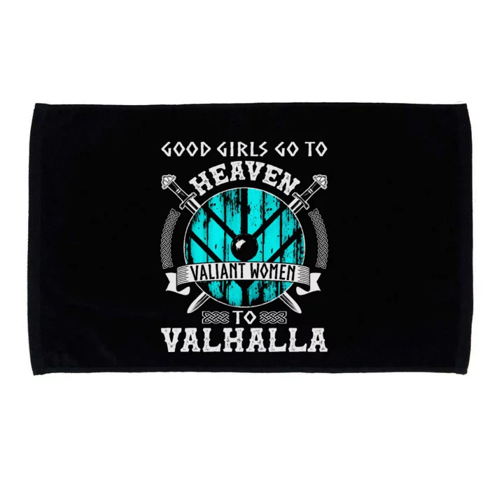 Valiant Women Valhalla Norse Viking Lagertha Shield Maiden Microfiber Hand Towel