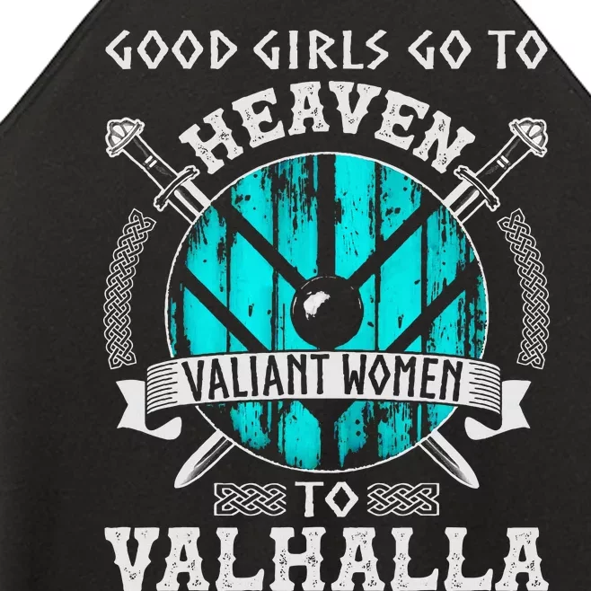 Valiant Women Valhalla Norse Viking Lagertha Shield Maiden Women’s Perfect Tri Rocker Tank