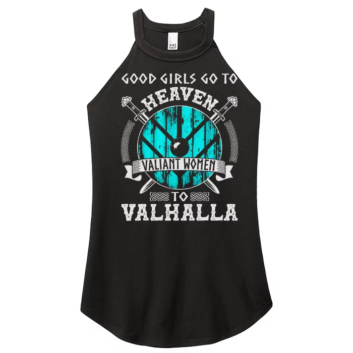 Valiant Women Valhalla Norse Viking Lagertha Shield Maiden Women’s Perfect Tri Rocker Tank