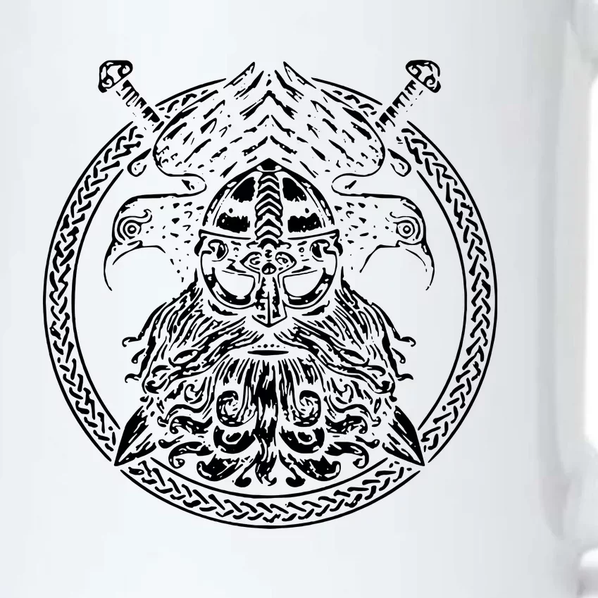 Vikings Warrior Black Color Changing Mug