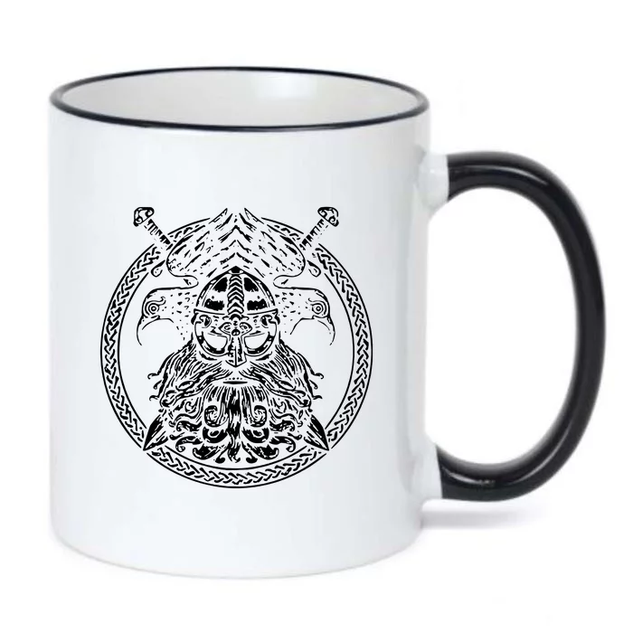 Vikings Warrior Black Color Changing Mug