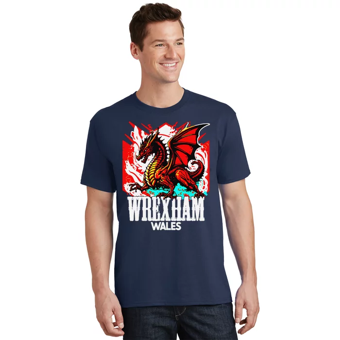 Vintage Wrexham Wales Gift Wrexham Wales T-Shirt