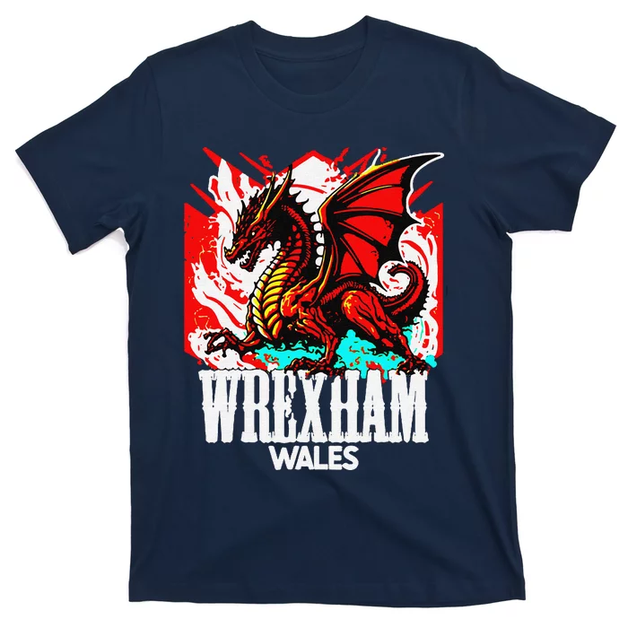 Vintage Wrexham Wales Gift Wrexham Wales T-Shirt