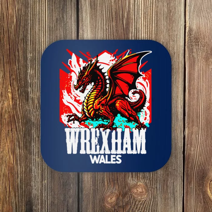 Vintage Wrexham Wales Gift Wrexham Wales Coaster