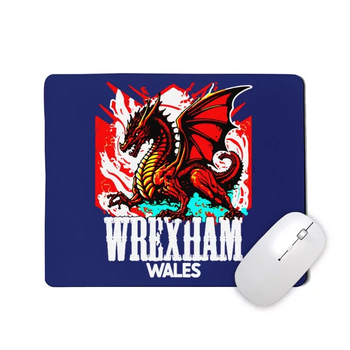 Vintage Wrexham Wales Gift Wrexham Wales Mousepad