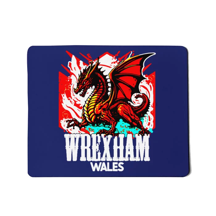 Vintage Wrexham Wales Gift Wrexham Wales Mousepad