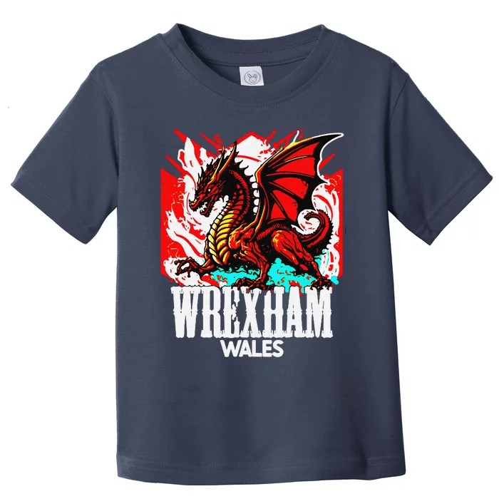 Vintage Wrexham Wales Gift Wrexham Wales Toddler T-Shirt