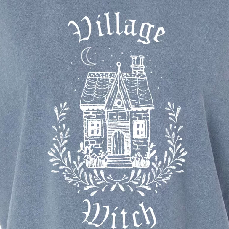 Village Witch Witchy Meaningful Gift Gothic Cool Gift Garment-Dyed Women's Muscle Tee