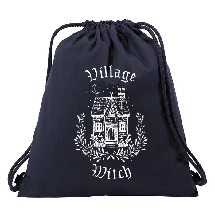 Village Witch Witchy Meaningful Gift Gothic Cool Gift Drawstring Bag