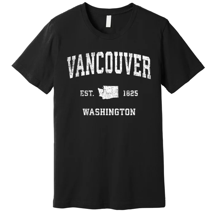 Vancouver Washington Wa Vintage Sports Premium T-Shirt