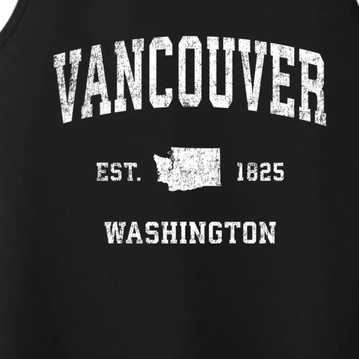 Vancouver Washington Wa Vintage Sports Performance Tank