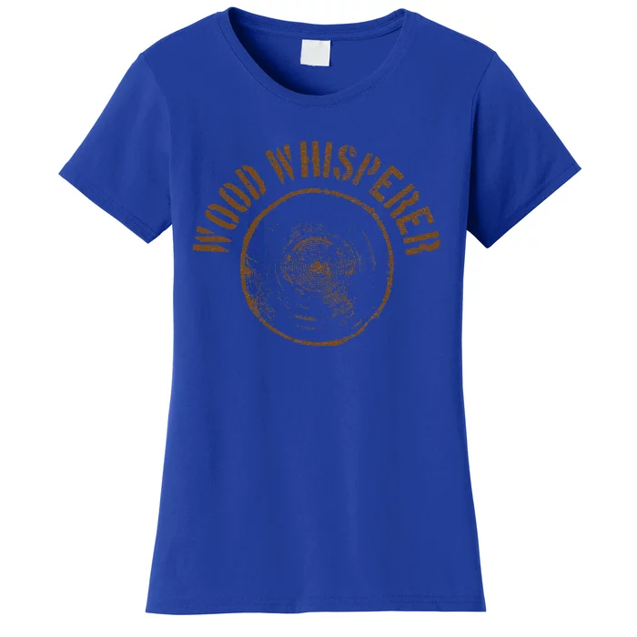 Vintage Wood Whisperer Lumberjack Woodworker Women's T-Shirt