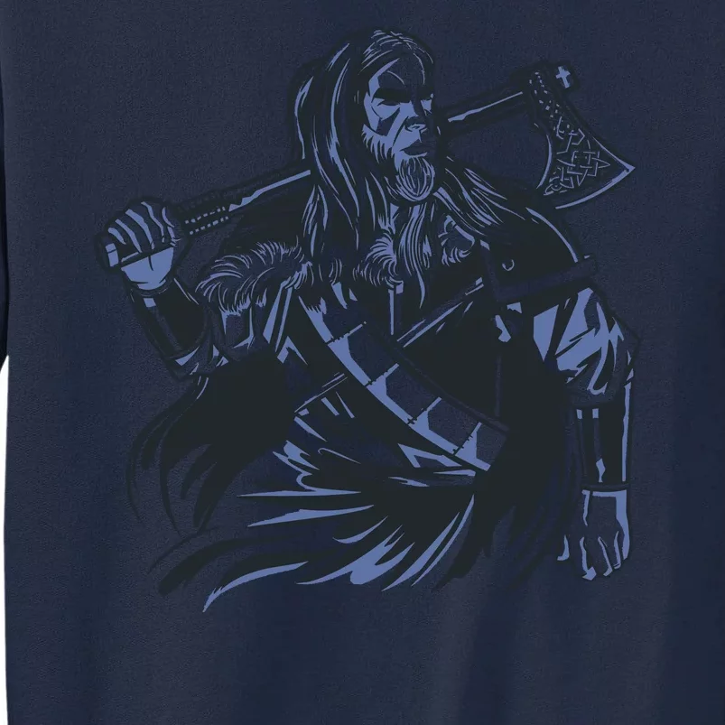 Viking Warrior With Axe Tall Sweatshirt