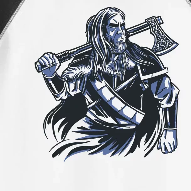 Viking Warrior With Axe Toddler Fine Jersey T-Shirt