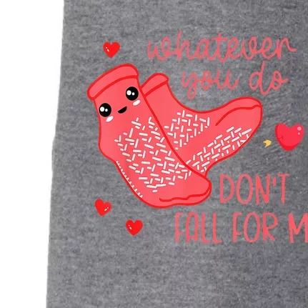 Valentine Whatever You Do DonT Fall For Me Cna Rn Pct Nurse Doggie 3-End Fleece Hoodie