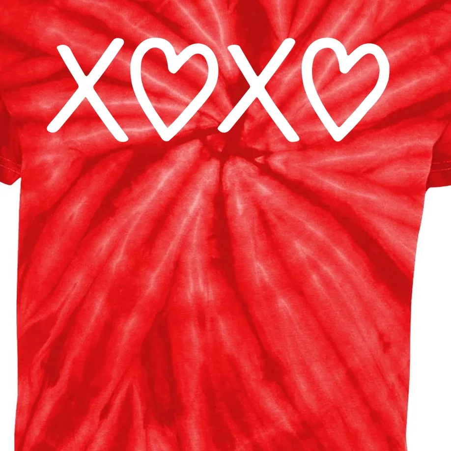 Valentine Xoxo Best Gift For Him For Her Kids Tie-Dye T-Shirt