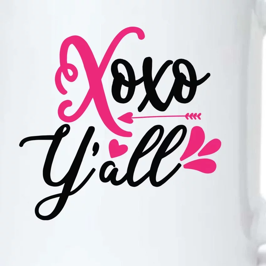 Valentine Xoxo Y All Black Color Changing Mug