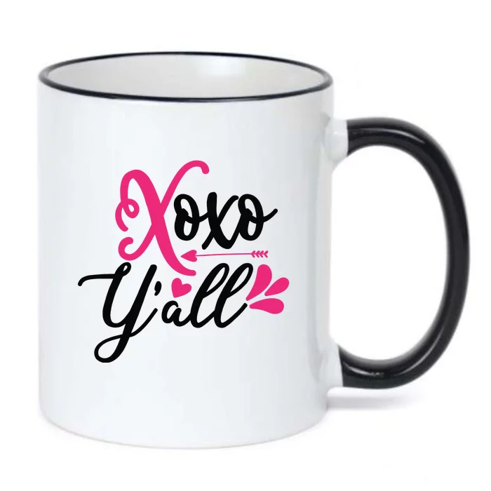 Valentine Xoxo Y All Black Color Changing Mug