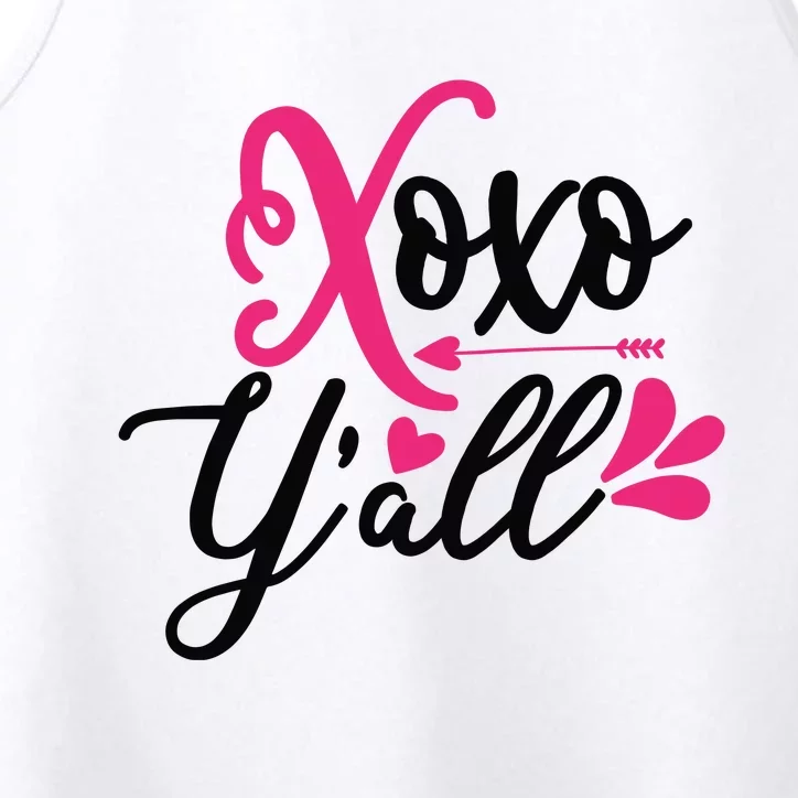 Valentine Xoxo Y All Performance Tank