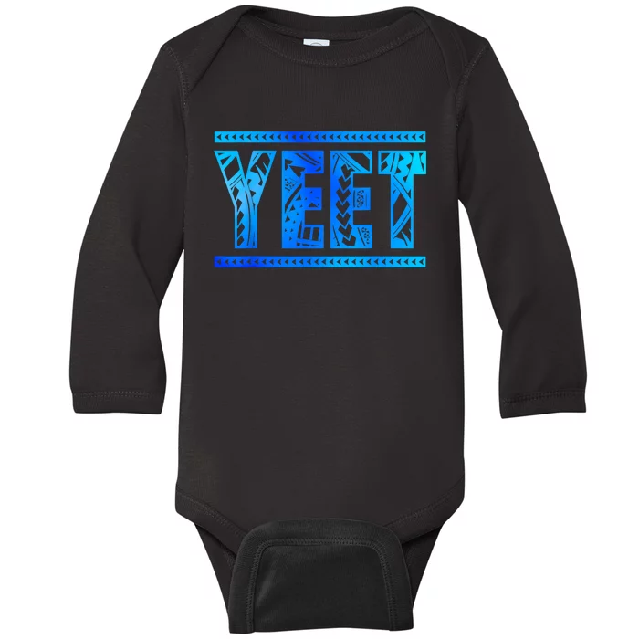 Vintage Yeet Apparel Saying Funny Baby Long Sleeve Bodysuit