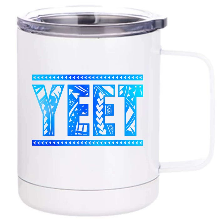 Vintage Yeet Apparel Saying Funny Front & Back 12oz Stainless Steel Tumbler Cup