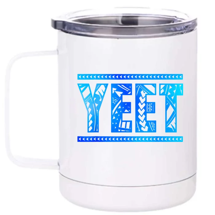 Vintage Yeet Apparel Saying Funny Front & Back 12oz Stainless Steel Tumbler Cup