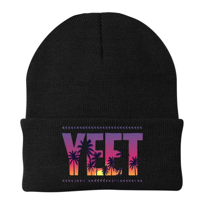 Vintage Yeet Apparel Saying Knit Cap Winter Beanie