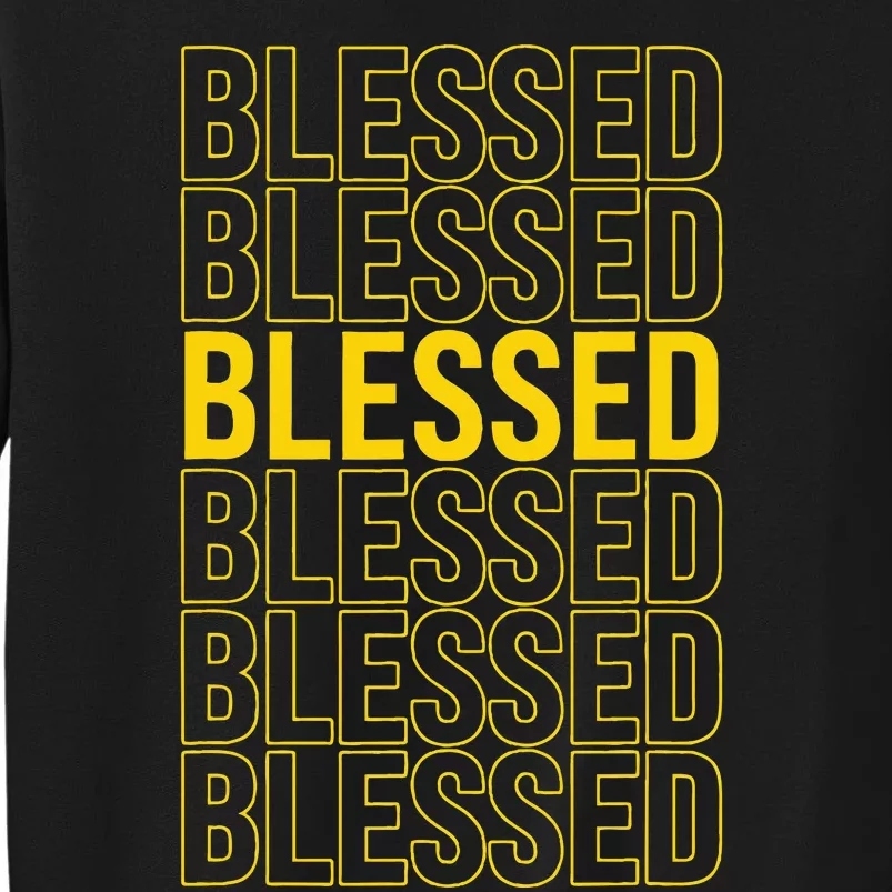 Varsitygold Yellow Blessed Universitygold Yellow Sweatshirt