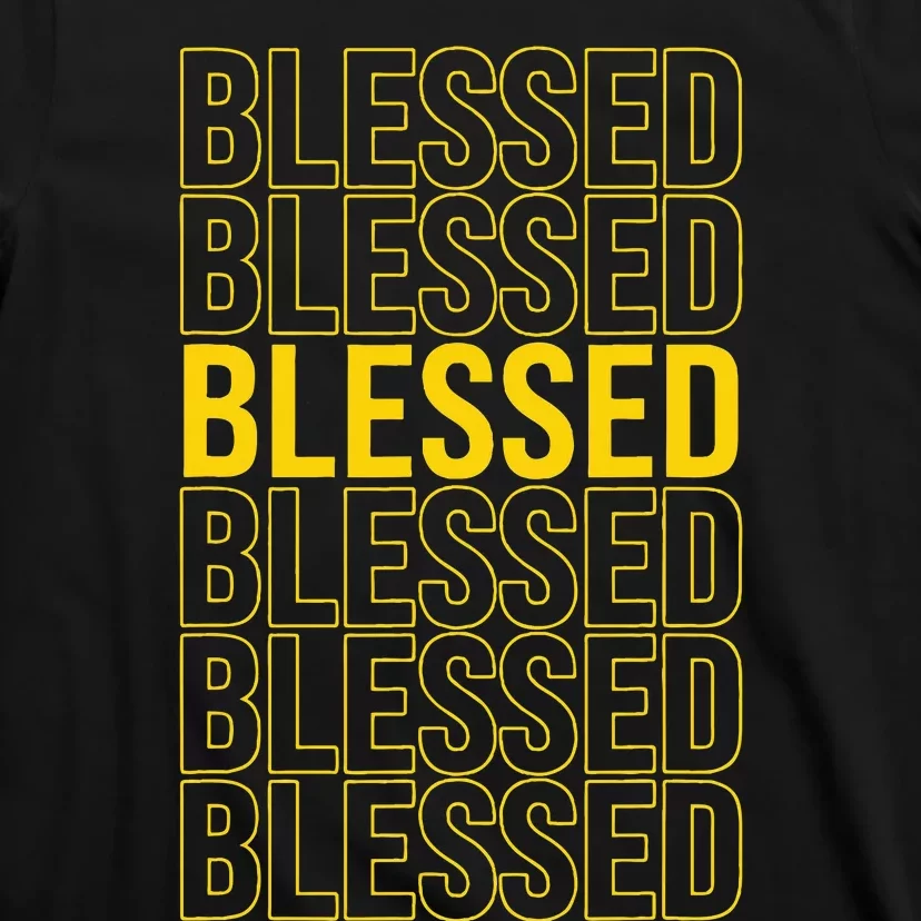 Varsitygold Yellow Blessed Universitygold Yellow T-Shirt