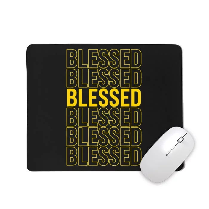 Varsitygold Yellow Blessed Universitygold Yellow Mousepad