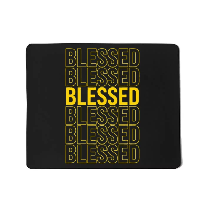 Varsitygold Yellow Blessed Universitygold Yellow Mousepad