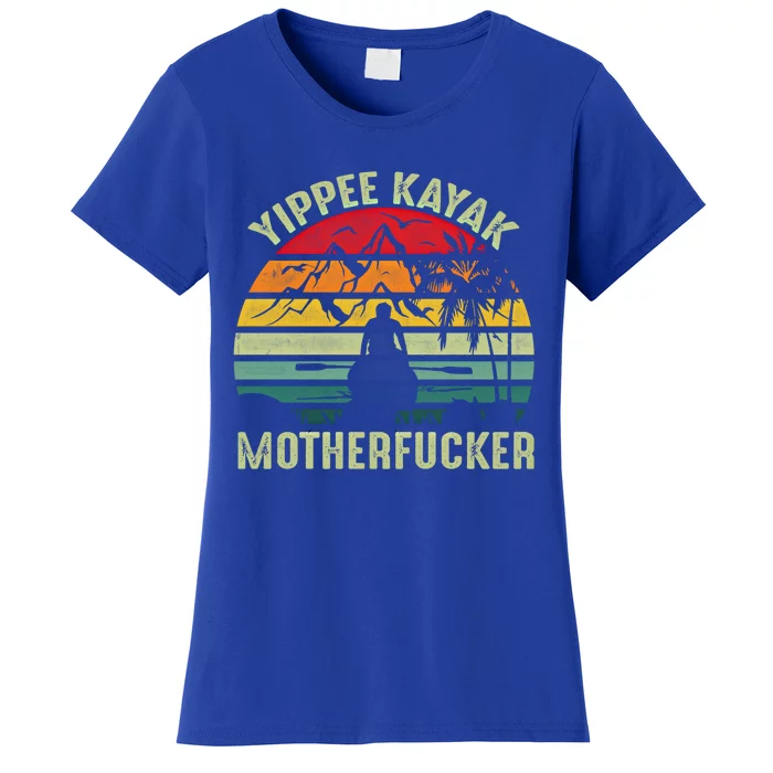 Vintage Yippeekayak Funny Kayak Gift Women's T-Shirt