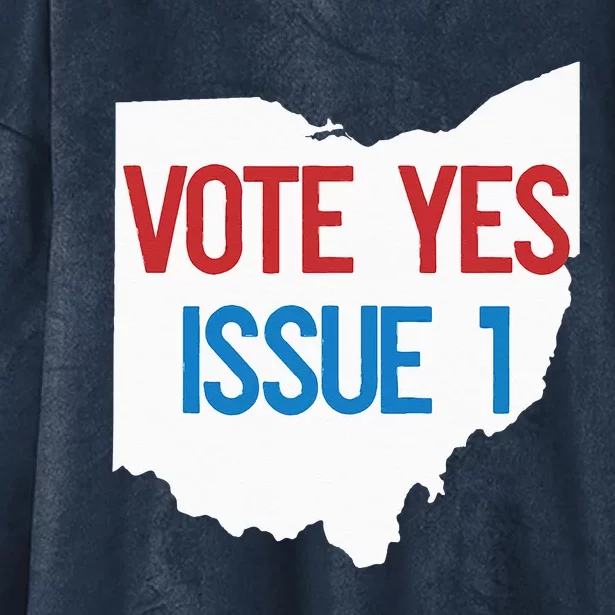 Vote Yes Issue 1 Hooded Wearable Blanket