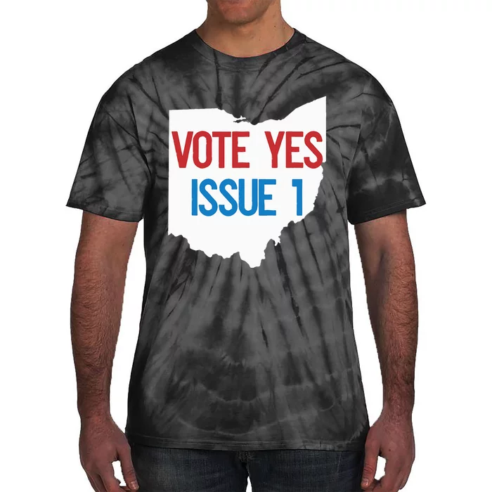 Vote Yes Issue 1 Tie-Dye T-Shirt