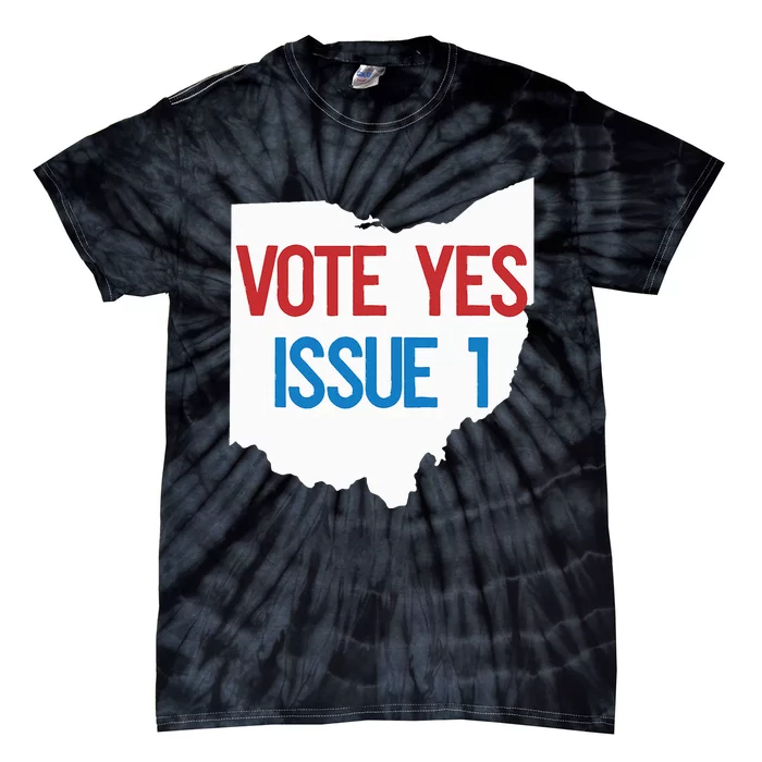 Vote Yes Issue 1 Tie-Dye T-Shirt