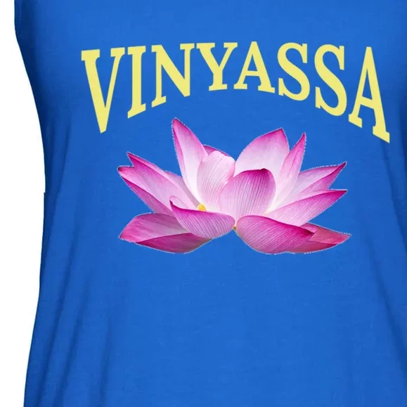 Vinyassa Yoga Lotus / Vinyassa Yoga Instructor Design Cute Gift Ladies Essential Flowy Tank