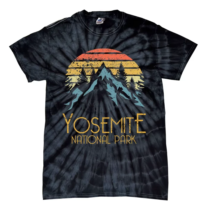 Vintage Yosemite National Park California Tie-Dye T-Shirt