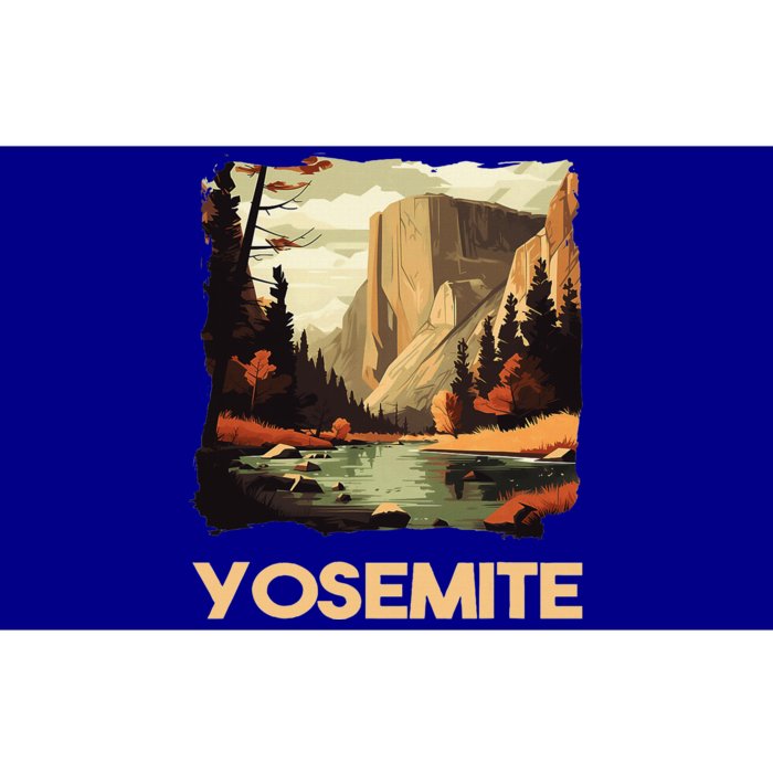 Vintage Yosemite National Park Nature Lover Adventure Bumper Sticker