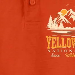 Vintage Yellowstone National Park Wilderness Since 1872 Dry Zone Grid Performance Polo