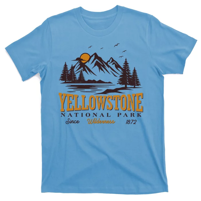 Vintage Yellowstone National Park Wilderness Since 1872 T-Shirt