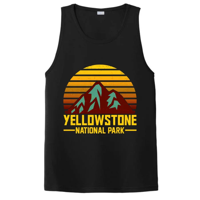 Vintage Yellowstone National Park Performance Tank