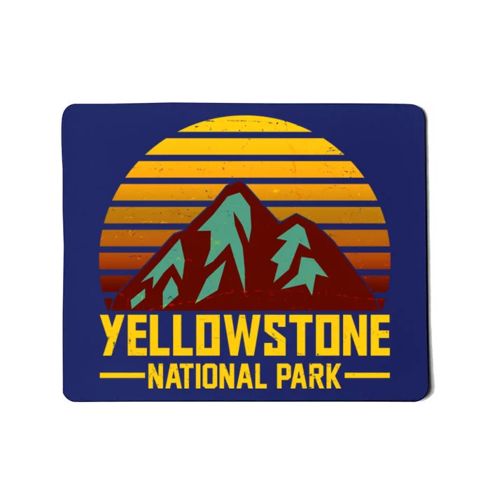 Vintage Yellowstone National Park Mousepad