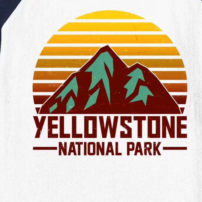 Vintage Yellowstone National Park Baseball Sleeve Shirt