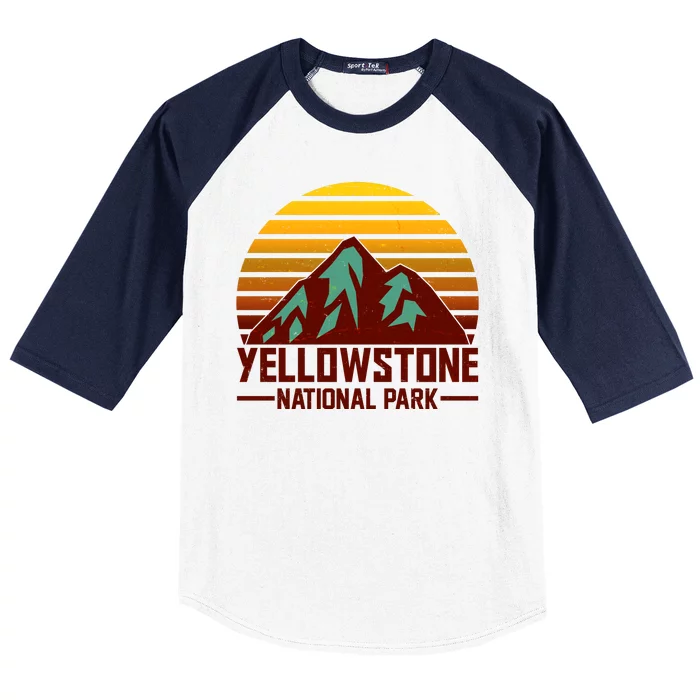 Vintage Yellowstone National Park Baseball Sleeve Shirt