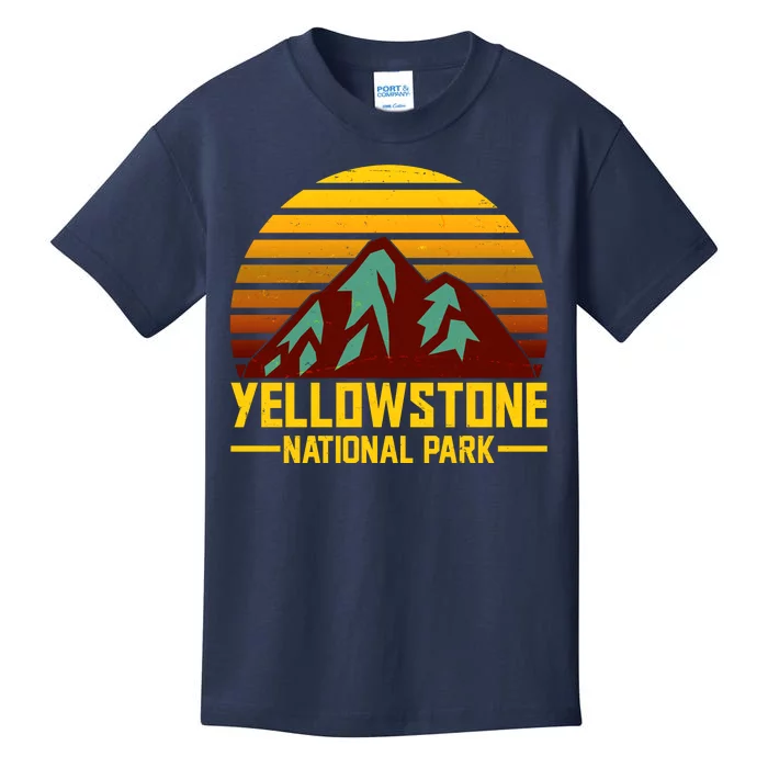 Vintage Yellowstone National Park Kids T-Shirt