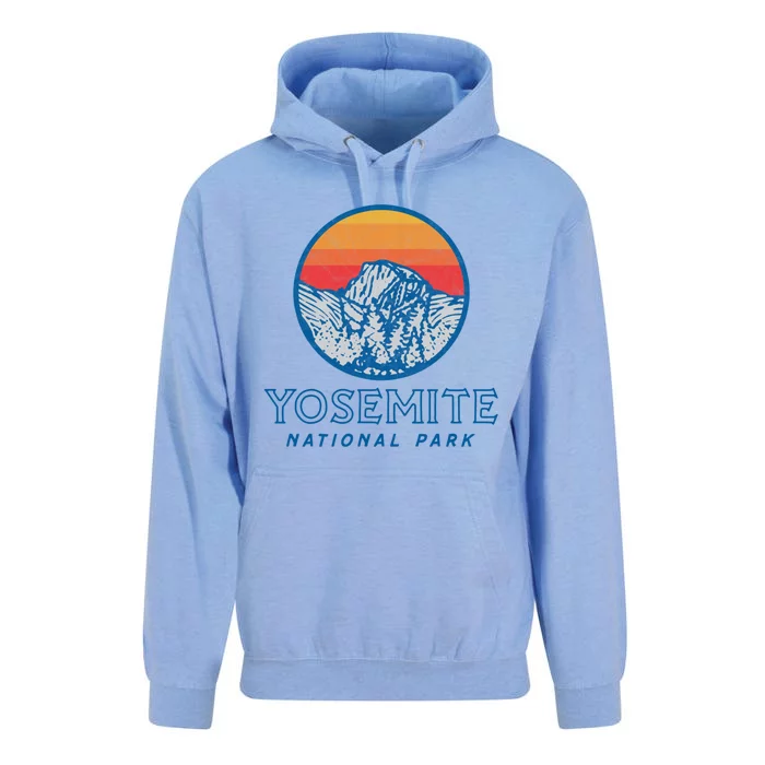 Vintage Yosemite National Park Eighties Graphic Badge Cool Gift Unisex Surf Hoodie