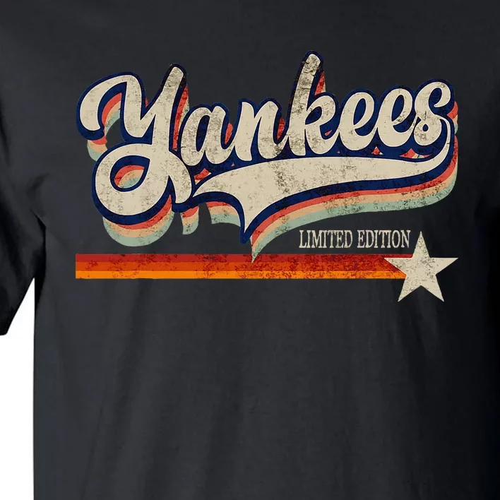 Vintage Y.A.N.K.E.E.S Name Proud Retro Tall T-Shirt