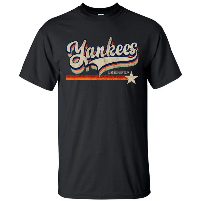 Vintage Y.A.N.K.E.E.S Name Proud Retro Tall T-Shirt