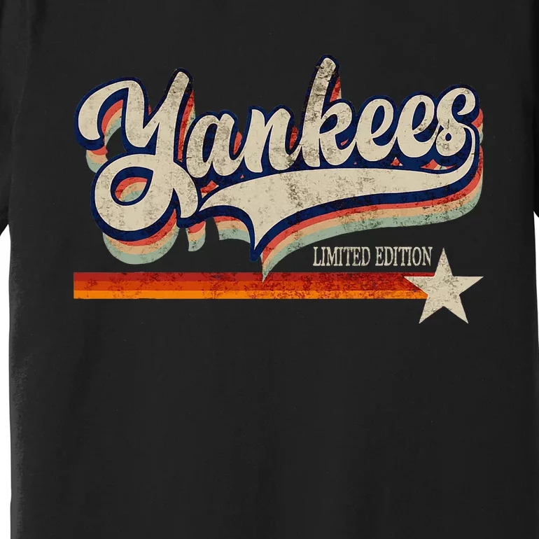 Vintage Y.A.N.K.E.E.S Name Proud Retro Premium T-Shirt